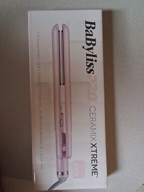 BNIB BaByliss PRO CeramicX Xtreme 1" Hair Straightener LAVENDER/LIGHT PINK